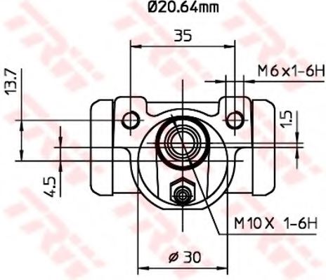 TRW BWF262 Wheel Brake Cylinder